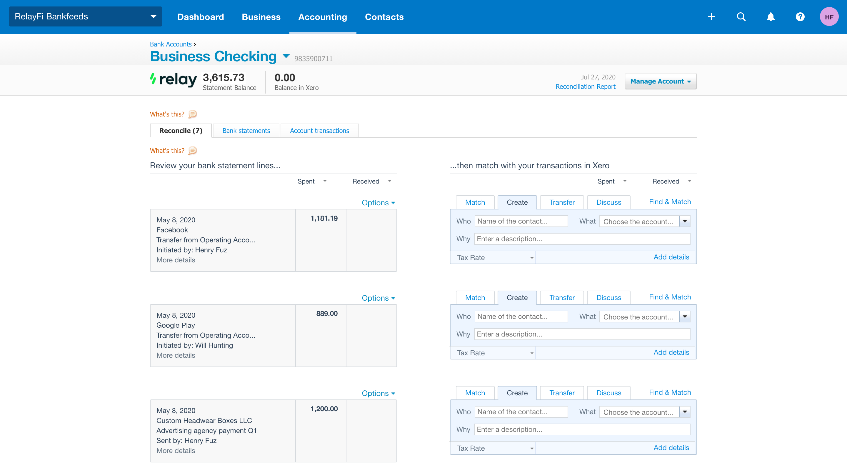 Integrations xero