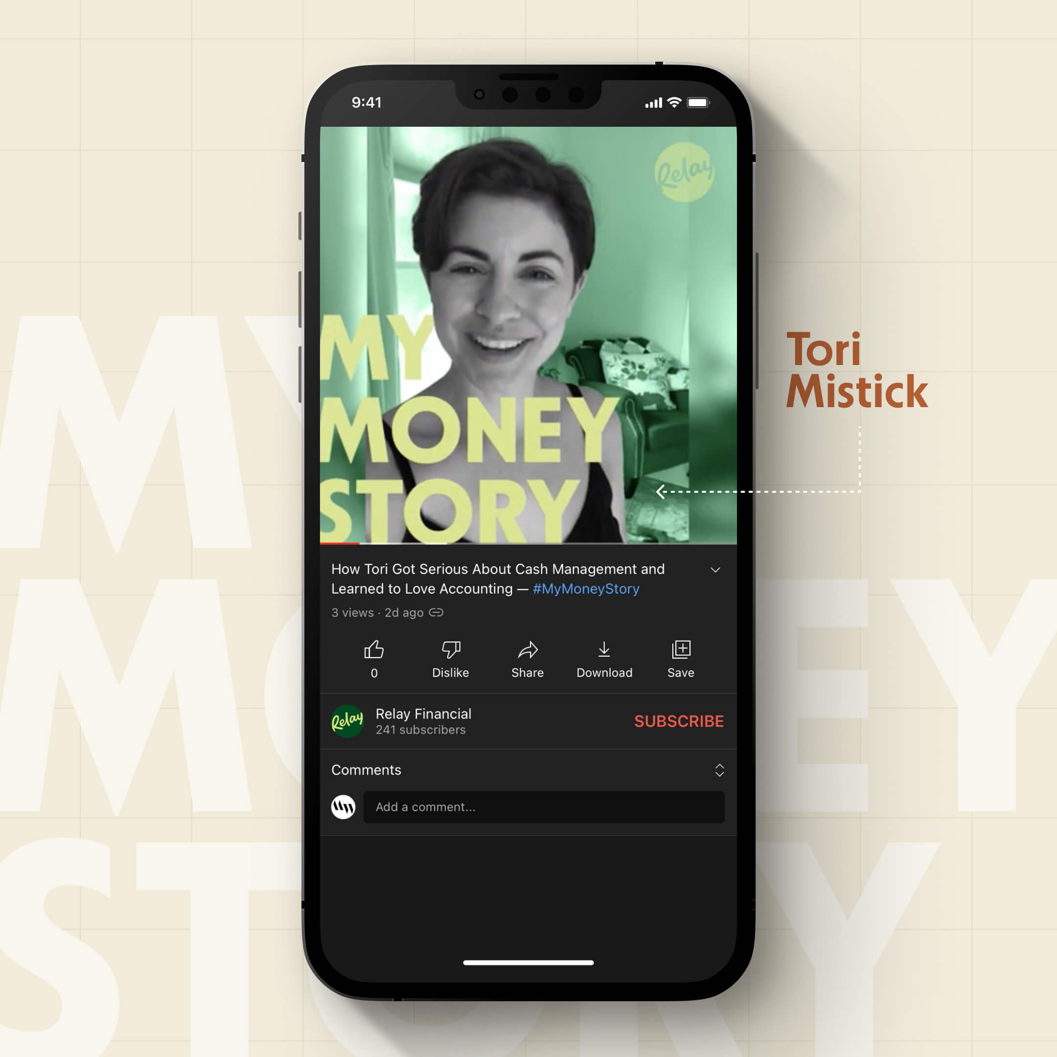 Tori Mistick's My Money Story video