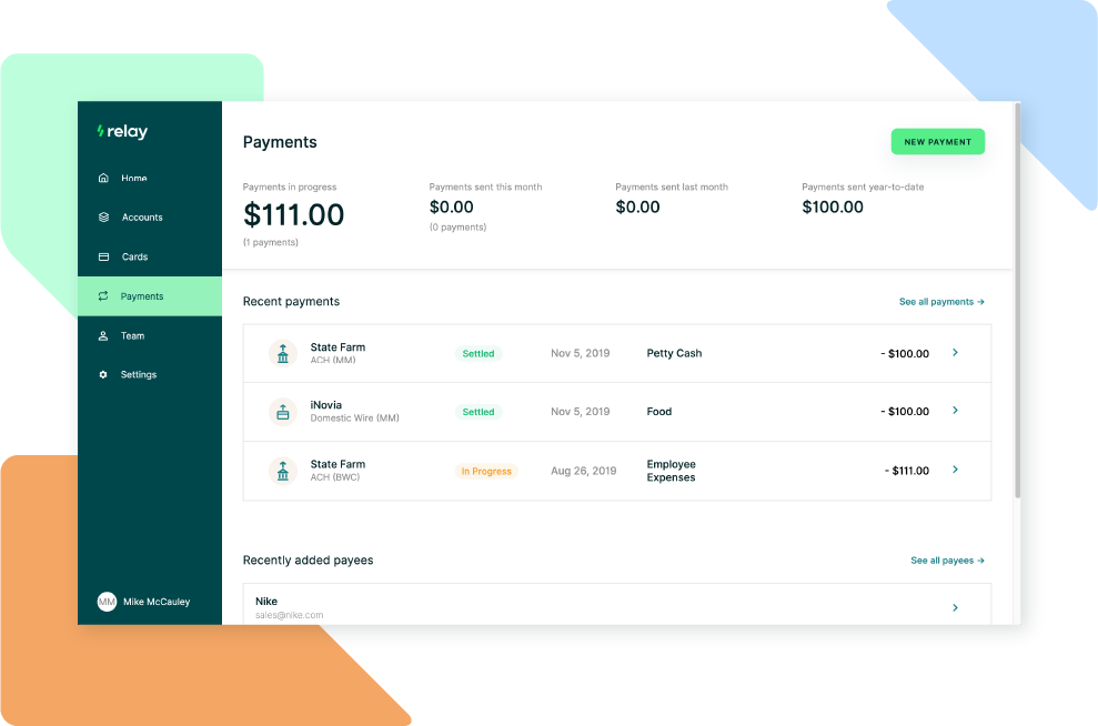 Relay Financial Business Banking Made Easy