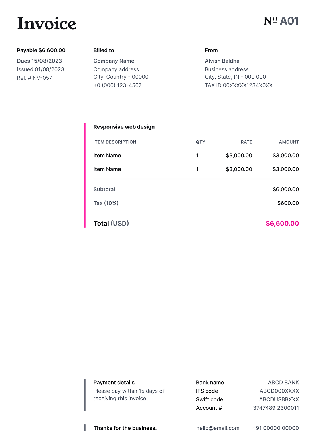 Invoice