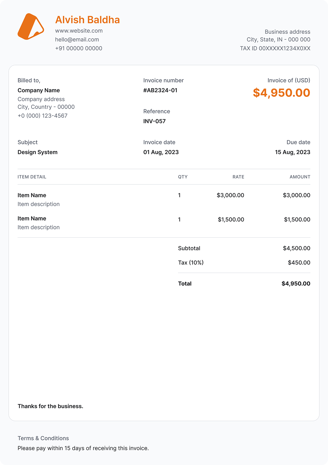 Invoice